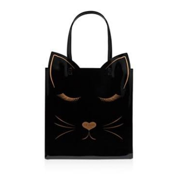 ted baker black rose gold bag